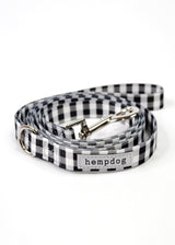 BLACK AND WHITE ORGANIC CHECK COLLAR