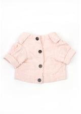 LIGHT PINK & WHITE COTTON JACKET
