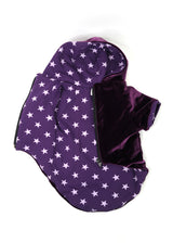 PURPLE VELOUR HOODIE