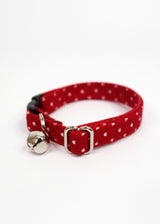 WHITE HEART BOW TIE COLLAR