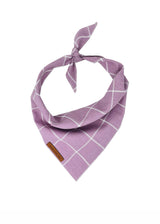 WHITE LINE WINDOW PANE BANDANA