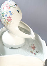 FLORAL TABLE TOP WATERFALL