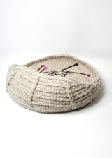 SOFT NATURAL WOOL CAT SNUG