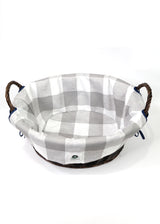 PLAID TOY BASKET