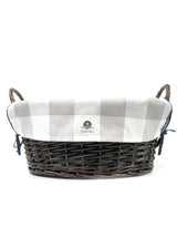PLAID TOY BASKET