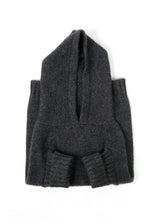 CHARCOAL CASHMERE HOODIE