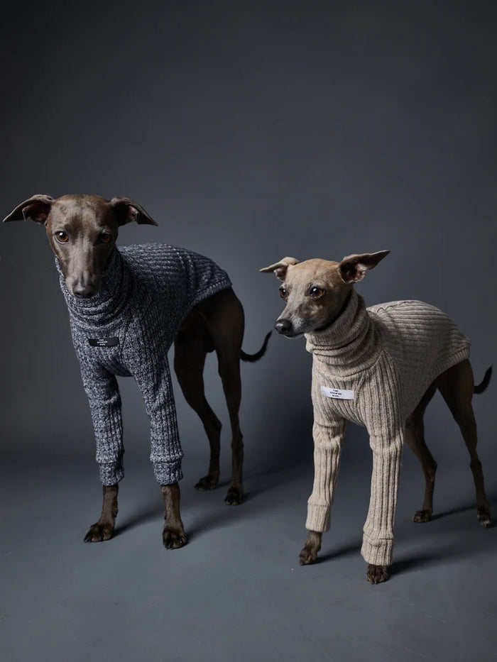 LONGSLEEVE TURTLENECK ITALIAN GREYHOUND WHIPPET Pup A Lot